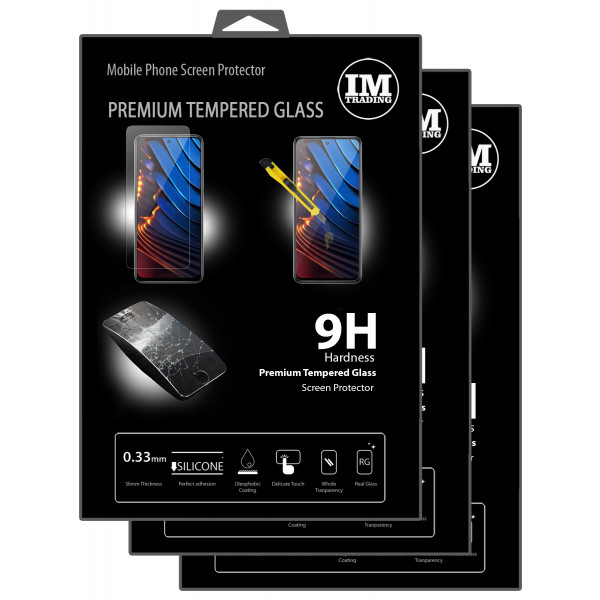 3X Schutz Glas 9H Tempered Glass Display Schutz Folie Display Glas Screen Protector kompatibel mit Xiaomi Poco X3 GT