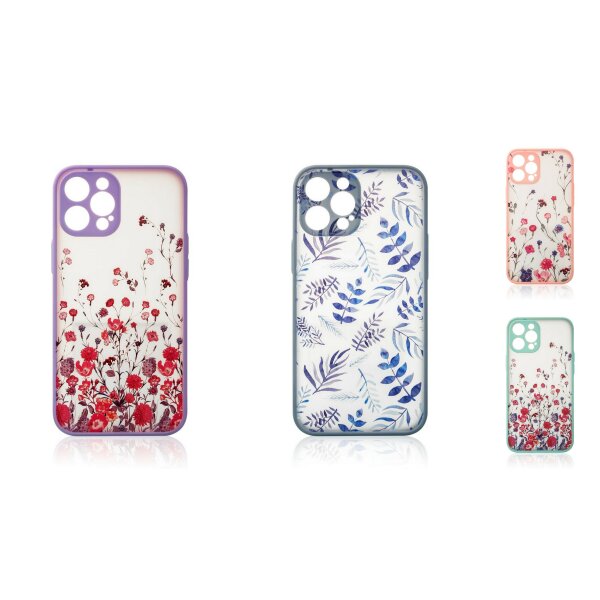 Design "Flower" Case Handy-Hülle Cover kompatibel mit