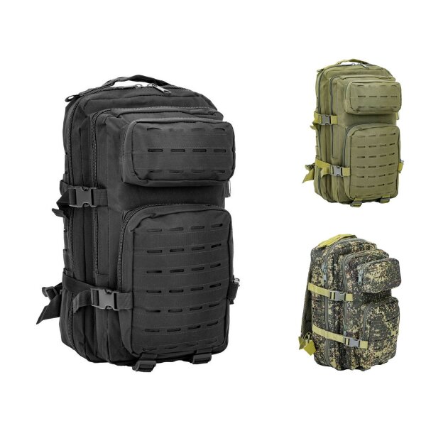 FORCELL Ranger Tactical Rucksack FALCON Laser Cut 30 Liter Camping Rucksack Wander Tasche