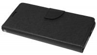 Buch Tasche "Fancy" kompatibel mit Realme C31 Handy Hülle Etui Brieftasche Schutzhülle mit Standfunktion, Kartenfach Schwarz