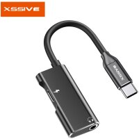 Xssive Adapter Audio Konverter Typ-C auf Minijack 3.5mm +...