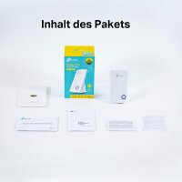 TP-Link TL-WA850RE WLAN Verstärker Repeater (300 Mbit/s, WLAN Verstärker, App Steuerung, Ethernet-Port, WPS, AP Modus, LED abschaltbar, kompatibel zu allen WLAN Geräten) Weiß