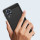 Silikon Hülle Carbon kompatibel mit Samsung Galaxy M53 5G Case TPU Soft Handyhülle Cover Schutzhülle Schwarz