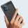 Silikon Hülle Carbon kompatibel mit Realme C31 Case TPU Soft Handyhülle Cover Schutzhülle Schwarz