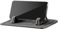 KREMER 3-Teilig KFZ Auto Anti-Rutsch-Matte mit Halter für Auto Schreibtisch Handyhalter kompatibel mit Smartphones