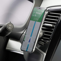 KREMER Premium Magnethalter für Lüftungsgitter Auto magnetische Belüftung Handyhalter Auto universell für iPhone Samsung Huawei