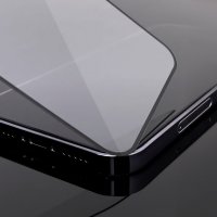 5D Schutz Glas kompatibel mit iPhone 14 Pro Curved Folie Vollständig Klebend und Abdeckung
