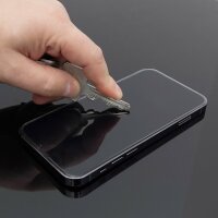 Full-screen Privacy Schutzglas 5D Hartglas Blickschutz kompatibel mit iPhone 14 Pro schwarz Schutzfolie Display Glas