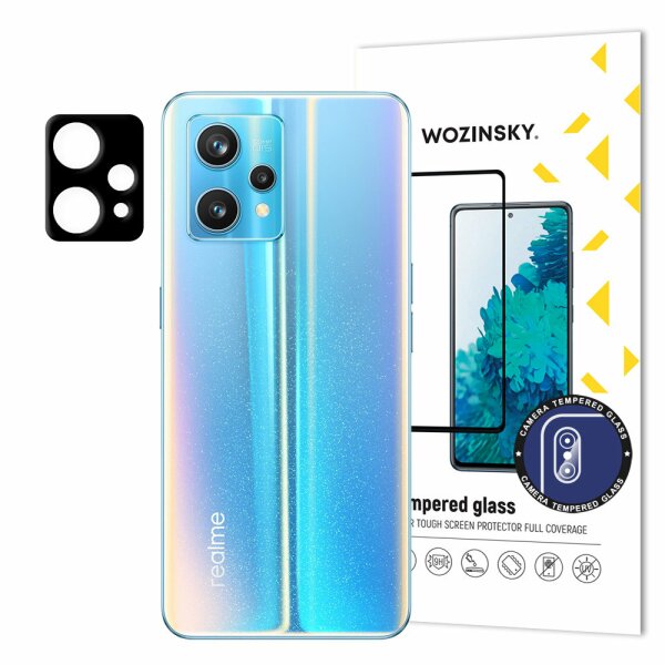 Full Camera Glass 9H Full Kamera Schutzglas Tempered Glass Kameraschutz kompatibel mit Realme 9 Pro Plus