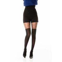 Damen Strumpfhose mit Muster Nero Frauen Hose Socken...