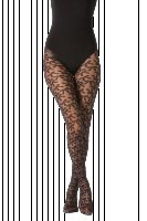 Damen Strumpfhose mit Muster Nero Frauen Hose Socken 40...