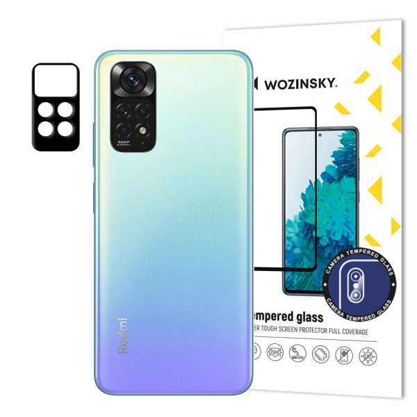 Full Camera Glass 9H Full Kamera Schutzglas Tempered Glass Kameraschutz kompatibel mit Xiaomi Redmi Note 11