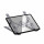 Kaku Universal Laptop Halterung Laptopständer aus Alu einstellbar und faltbar silber