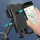 Kaku Handy-Halterung Lenker Fahrrad Bike Roller Halter 360 Grad Drehung schwarz