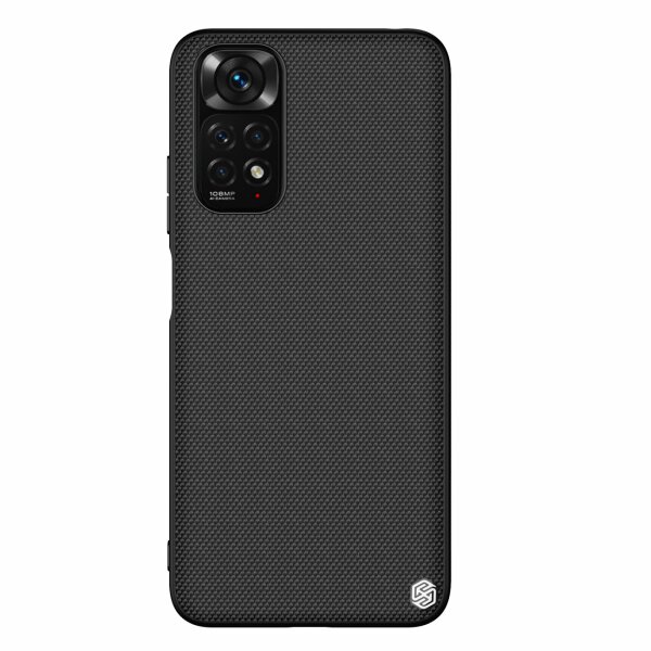 Nillkin Textured Case verstärktes Gehäuse mit Gelrahmen kompatibel mit Xiaomi Redmi Note 11S / Note 11 schwarz