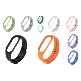 Silikon Sport Strap Fitness Tracker Ersatz Armband Uhrband Uhrenarmband kompatibel mit Xiaomi Smart Band 7