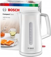 Bosch kabelloser Wasserkocher CompactClass TWK3A011,...