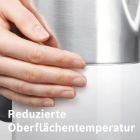 Bosch Wasserkocher TWK8611P, Abschaltautomatik, Überhitzungsschutz, Temperaturwahl, Warmhaltefunktion, 1,5 L, 2400 W, Anthrazit/Weiß
