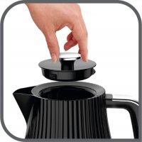 Tefal Wasserkocher Kunststoff 1,7 l 2400 W Elektrisch Teekocher Wasserkessel Loft Schwarz | Herausnehmbarer Kalkfilter | BPA Free | KO250830 | Auto-Off