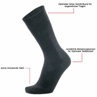 9 Paar Premium feine Business Größe 43-46 socken Herren Socken spitze hangekettelt Komfortbund