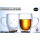 2er Set Doppelwand Glas mit Henkel 350 ml Tee / Kaffeegläser Camli Bardak Trinkgläser, Teegläser, Cappuccino transparent