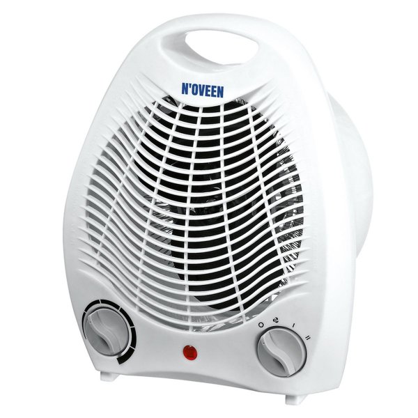 Noveen FH 03 Thermoventilator Elektrischer Heizlüfter Elektromechanischer Thermostat Warm und Kaltluft Ventilator 2000 W