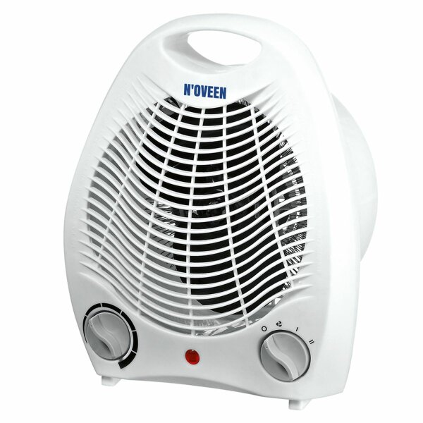 Noveen FH 03 Thermoventilator Elektrischer Heizlüfter Elektromechanischer Thermostat Warm und Kaltluft Ventilator 2000 W