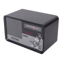 Noveen Tragbares Radio mit Bluetooth Schwarz