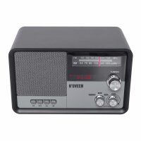 Noveen Tragbares Radio mit Bluetooth Schwarz