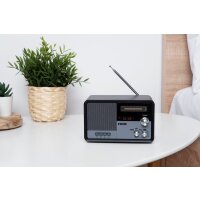 Noveen Tragbares Radio mit Bluetooth Schwarz