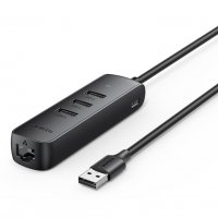 Ugreen USB Hub Adapter USB Typ C - Ethernet RJ45 / 3 x...