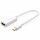 Ugreen Adapterkabel FHD (1080p) HDMI (weiblich) - Mini DisplayPort (männlich - Thunderbolt 2.0) weiß (MD112 10460)