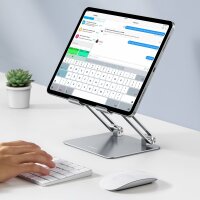 Ugreen Schreibtischklappständer Tablet Stand Halterung für Tablet Silber (LP339 90396)