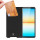 Buch Tasche "Dux Ducis" kompatibel mit Xiaomi Poco F4 GT Handy Hülle Etui Brieftasche Schutzhülle mit Standfunktion, Kartenfach schwarz