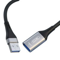 XO NB220 Verlängerungskabel USB 3.0 Kabeladapter USB Kabel Schwarz 2m