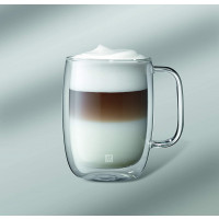 Zwilling® Sorrento Plus 2-TLG. Latte-Macchiato-Set mit Henkel, 450 ml