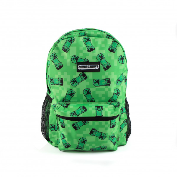 Grüner Minecraft Rucksack 41 CM High-End Premium-Qualität Backpack Tasche Freizeit
