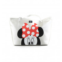 Shopper Tasche Disney Minnie Mouse Tragetasche 48cm Reißverschluss
