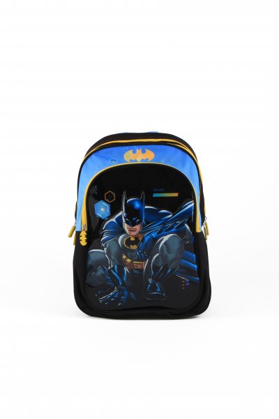 Batman Rucksack Rucksack Schultasche 38cm 1 Reißverschlussfach + 1 Fronttasche