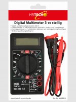 Digital Multimeter 3 1/2 stellig Measuring Accessories...