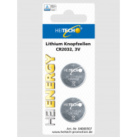 Lithium Knopfzellen 2-er Pack CR 2032/3V