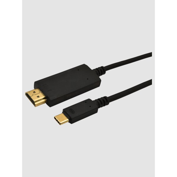 HEITECH USB Type-CT Stecker/HDMI-Stecker, Verbindungskabel Länge 1,8 m