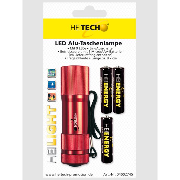 LED Alu-Taschenlampe