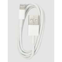 USB Ladekabel kompatibel mit iPhone in weiß