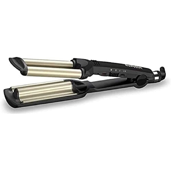 BaByliss C260E Welleneisen Easy Beach Waves Titanium-Keramik-Beschichtung Schwarz