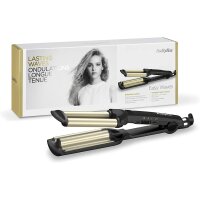 BaByliss C260E Welleneisen Easy Beach Waves Titanium-Keramik-Beschichtung Schwarz