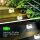 2er Pack Solar Sensor Wandleuchte Wandlampe 90LEDS 120 Lumen 6500K Kaltweiß Outdoor Lampe Außen Straßenlaterne