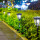 2x LED Solar Gartenleuchten mit Bodenspitze, wasserdichte Solarlampe für Garten im Freien, Retro, Vintage