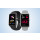 BlitzWolf BW-AH2 Smartwatch Gesundheitsüberwachung Musik Stoppuhr Herzfrequenz mit Silikonarmband Schwarz