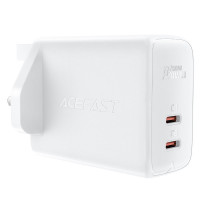 Acefast GaN Ladegerät (UK Stecker) 2x USB Typ C 50W,...